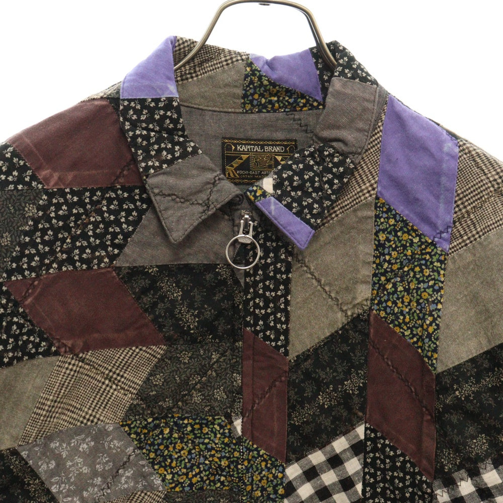 KAPITAL(キャピタル) YABANE Quit Patchwork Drizzler JKT パッチワーク ジップアップジャケット マルチ K2403LJ093