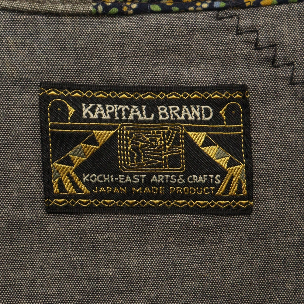 KAPITAL(キャピタル) YABANE Quit Patchwork Drizzler JKT パッチワーク ジップアップジャケット マルチ K2403LJ093