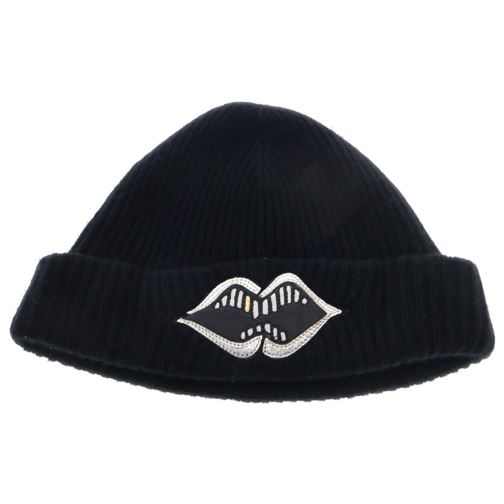 CHROME HEARTS(クロムハーツ) PPO CHOMPER BEANIE クロスボールレザーチョンパーカシミアビーニー キャップ 帽子