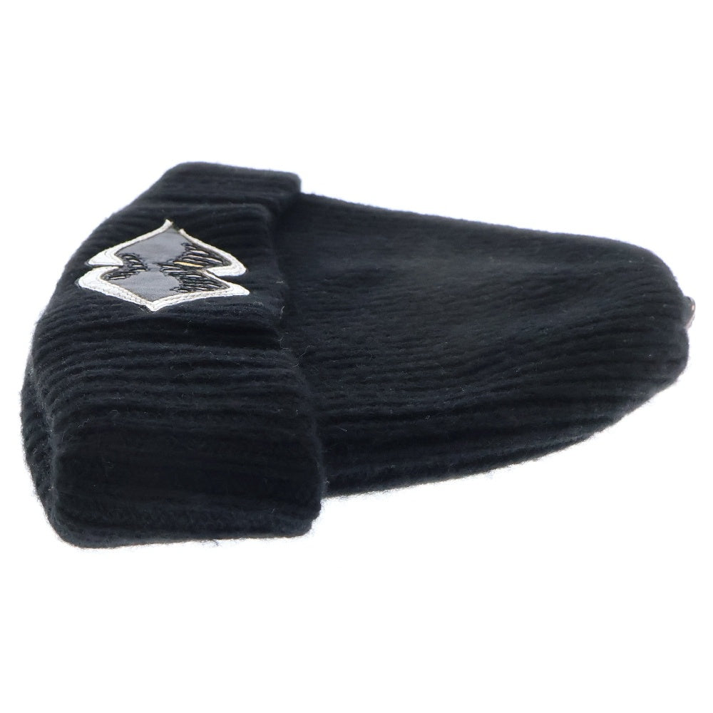 CHROME HEARTS(クロムハーツ) PPO CHOMPER BEANIE クロスボールレザーチョンパーカシミアビーニー キャップ 帽子