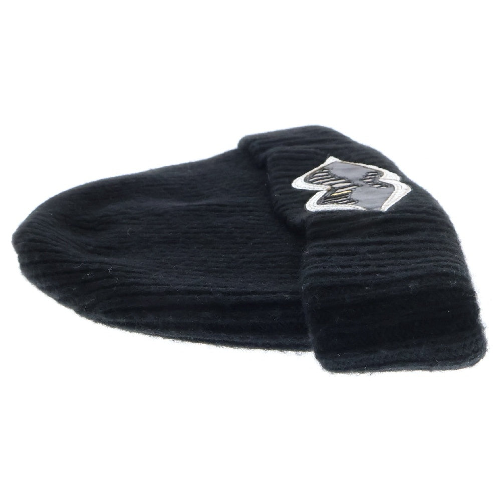 CHROME HEARTS(クロムハーツ) PPO CHOMPER BEANIE クロスボールレザーチョンパーカシミアビーニー キャップ 帽子