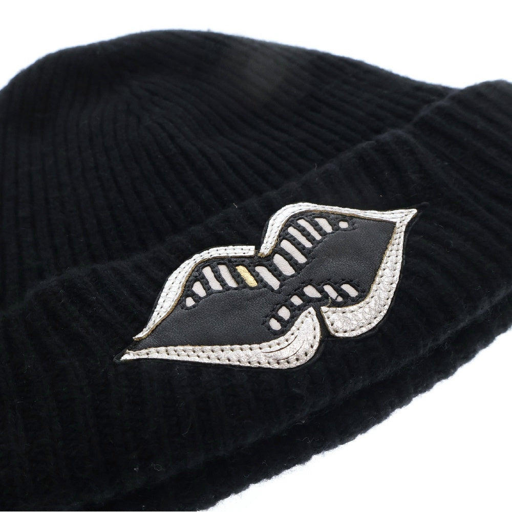 CHROME HEARTS(クロムハーツ) PPO CHOMPER BEANIE クロスボールレザーチョンパーカシミアビーニー キャップ 帽子