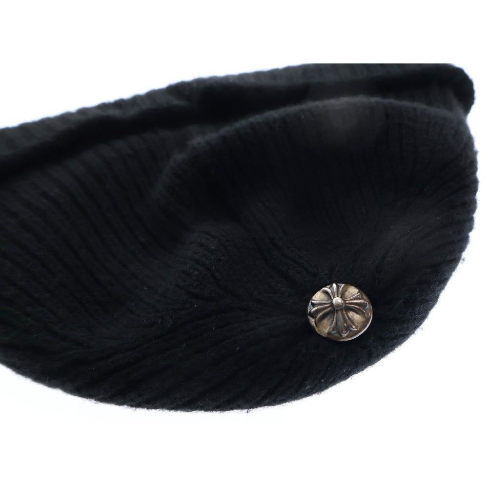 CHROME HEARTS(クロムハーツ) PPO CHOMPER BEANIE クロスボールレザーチョンパーカシミアビーニー キャップ 帽子