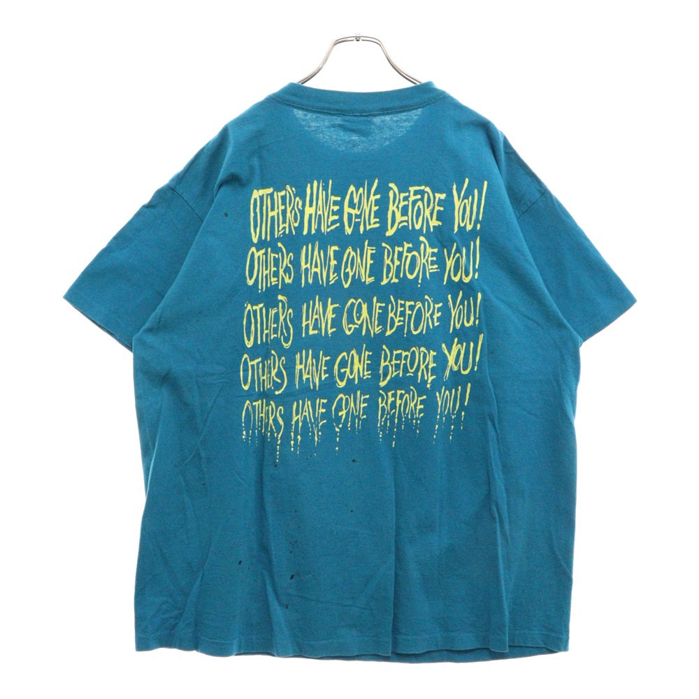VINTAGE(ヴィンテージ) 90s Disney THE TWILIGHT ZONE TOWER OF TERROR ディズニー タワーオブテラー 両面 プリント Tシャツ 半袖 カットソー ブルー