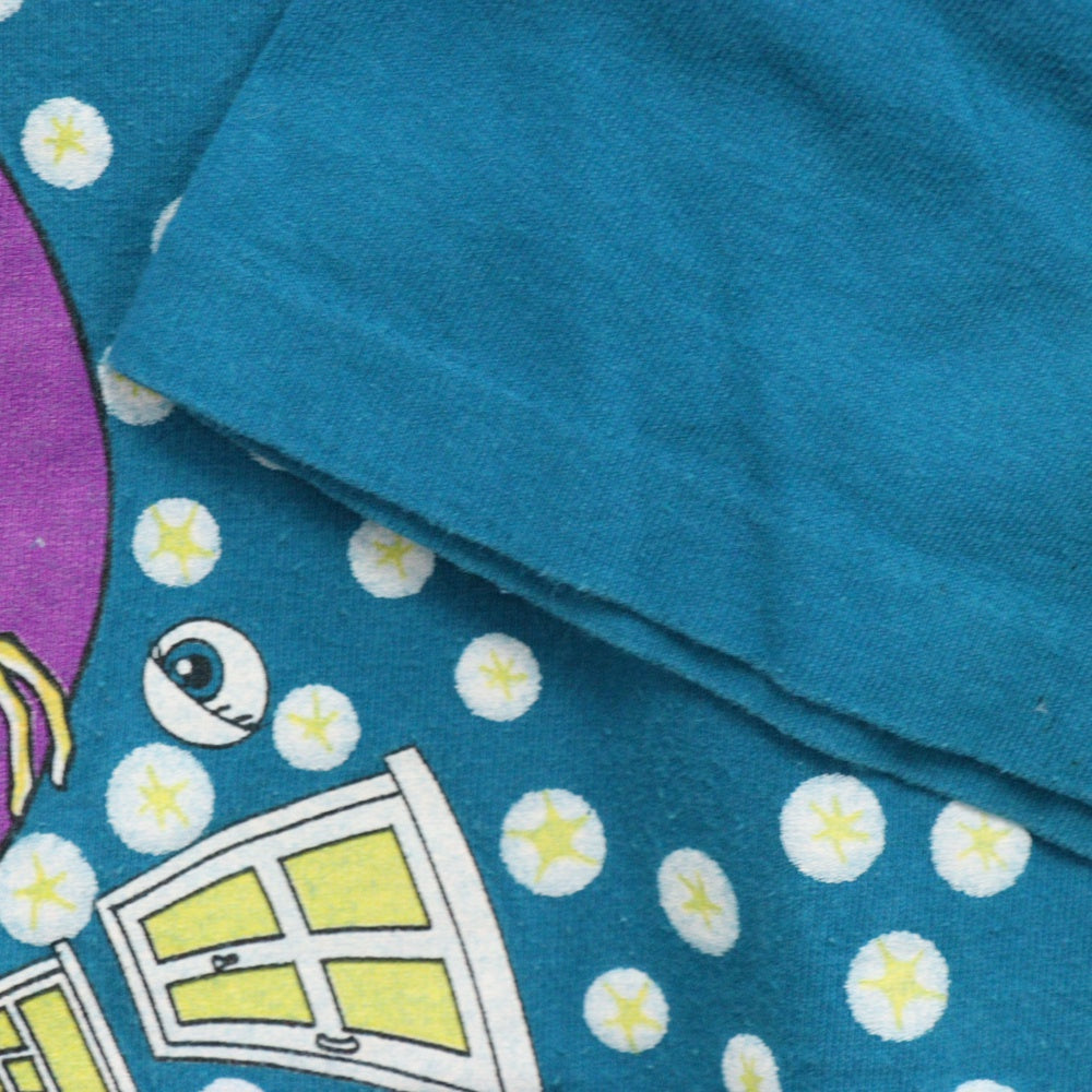VINTAGE(ヴィンテージ) 90s Disney THE TWILIGHT ZONE TOWER OF TERROR ディズニー タワーオブテラー 両面 プリント Tシャツ 半袖 カットソー ブルー