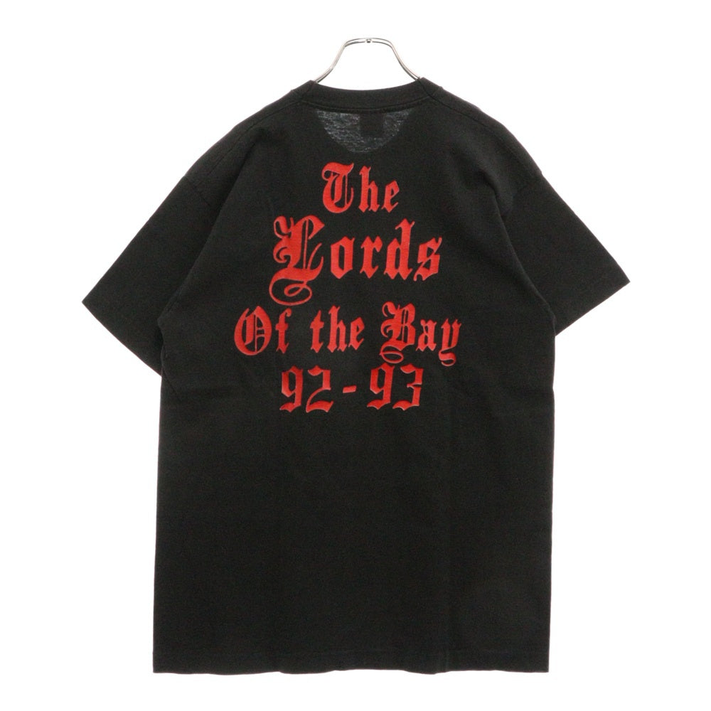 VINTAGE(ヴィンテージ) 90s THE LORDS OF THE BAY 両面プリント Tシャツ 半袖 カットソー ブラック