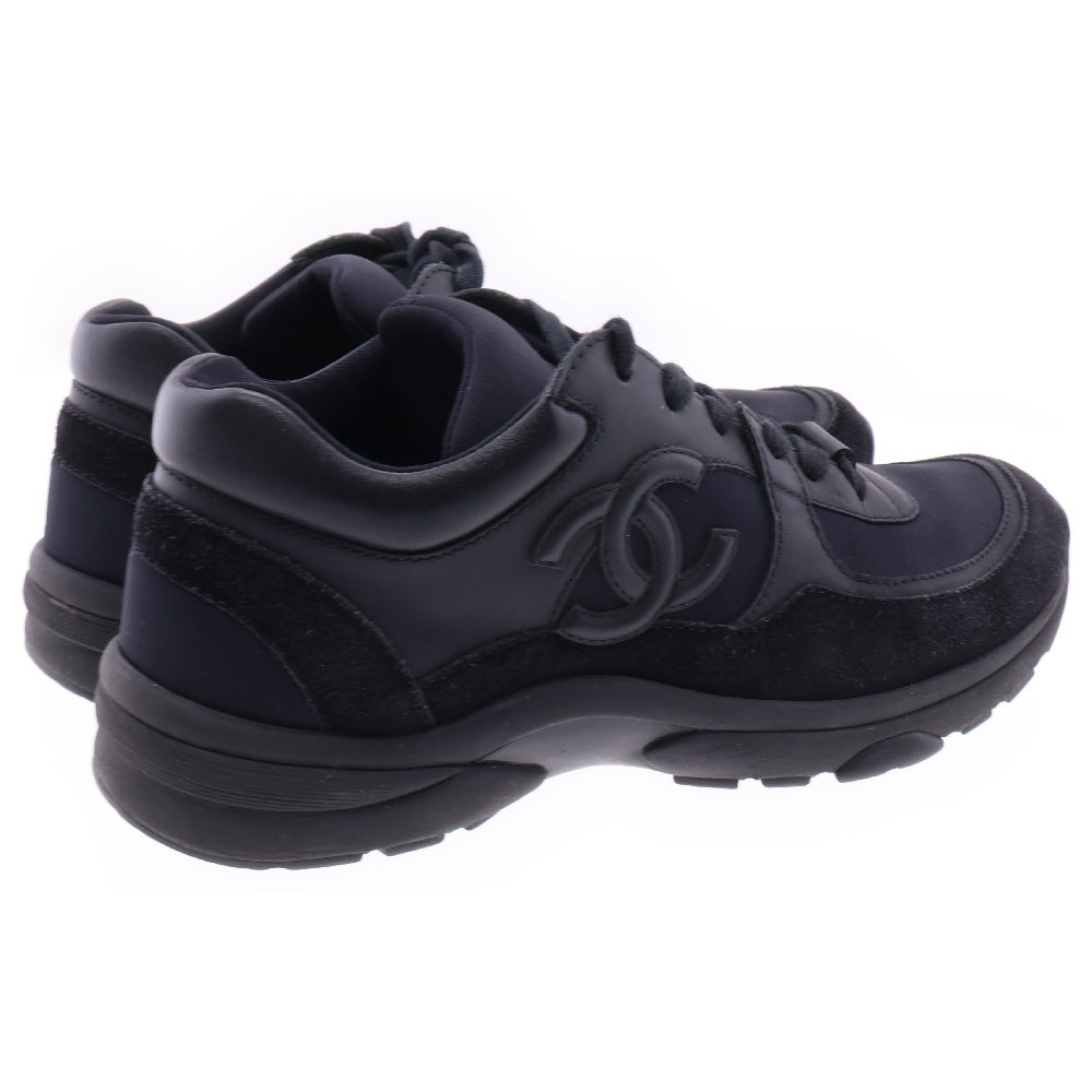 CHANEL(シャネル) coco mark Sneakers ココマーク ローカットスニーカー スエード ブラック G33745