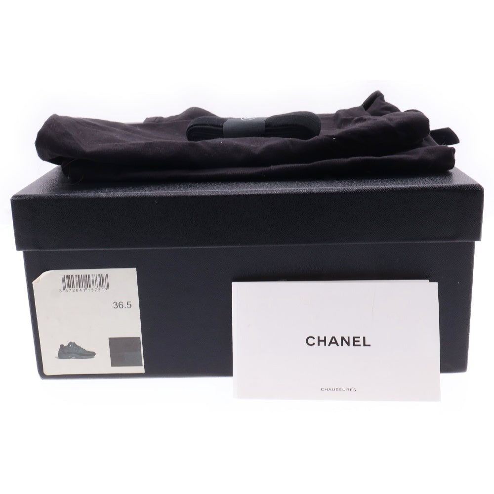 CHANEL(シャネル) coco mark Sneakers ココマーク ローカットスニーカー スエード ブラック G33745