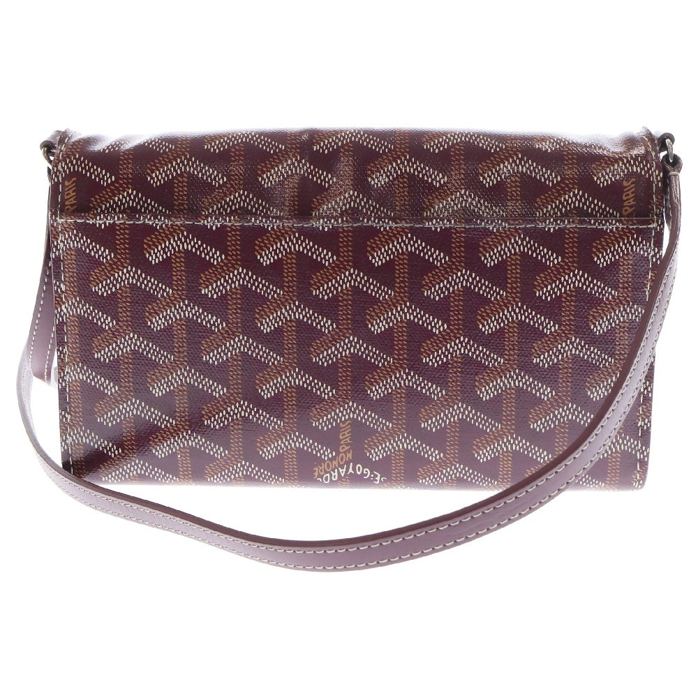 GOYARD(ゴヤール) ヴァレンヌ ポーチウォレット 2WAYショルダーバッグ ポシェット 斜め掛け 長財布 バーガンディ