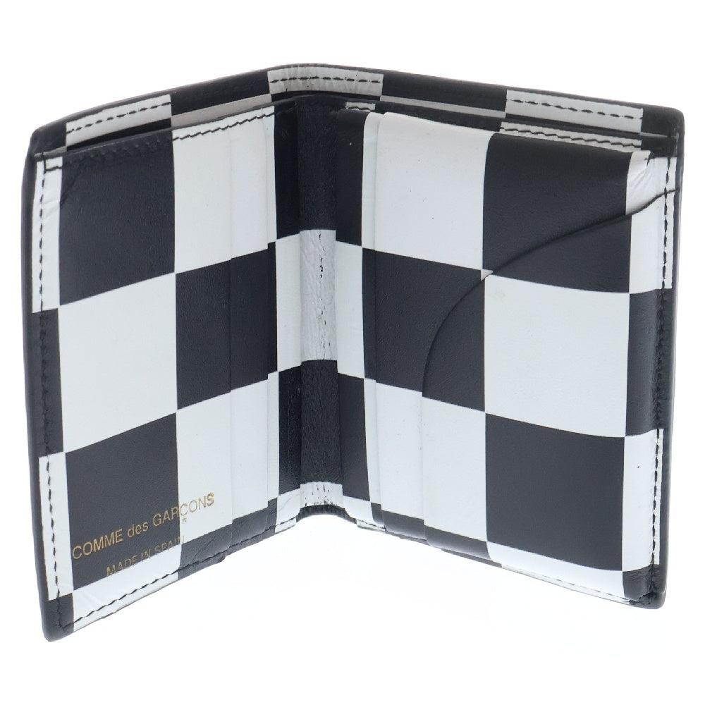 COMME des GARCONS COMME des GARCONS(コムデギャルソンコムデギャルソン) Checkered Flag WALLET チェッカーフラッグ ウォレット 2つ折り 財布 ブラック