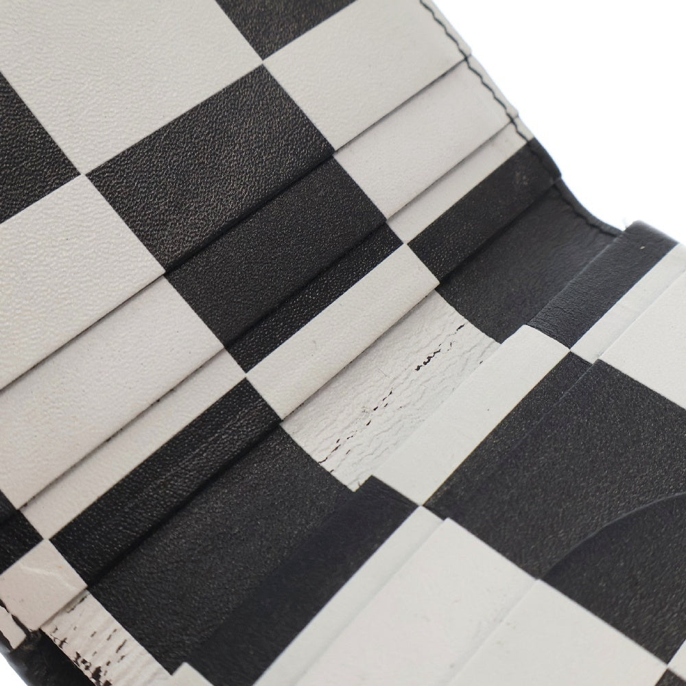 COMME des GARCONS COMME des GARCONS(コムデギャルソンコムデギャルソン) Checkered Flag WALLET チェッカーフラッグ ウォレット 2つ折り 財布 ブラック