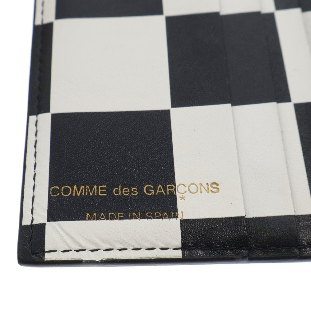 COMME des GARCONS COMME des GARCONS(コムデギャルソンコムデギャルソン) Checkered Flag WALLET チェッカーフラッグ ウォレット 2つ折り 財布 ブラック