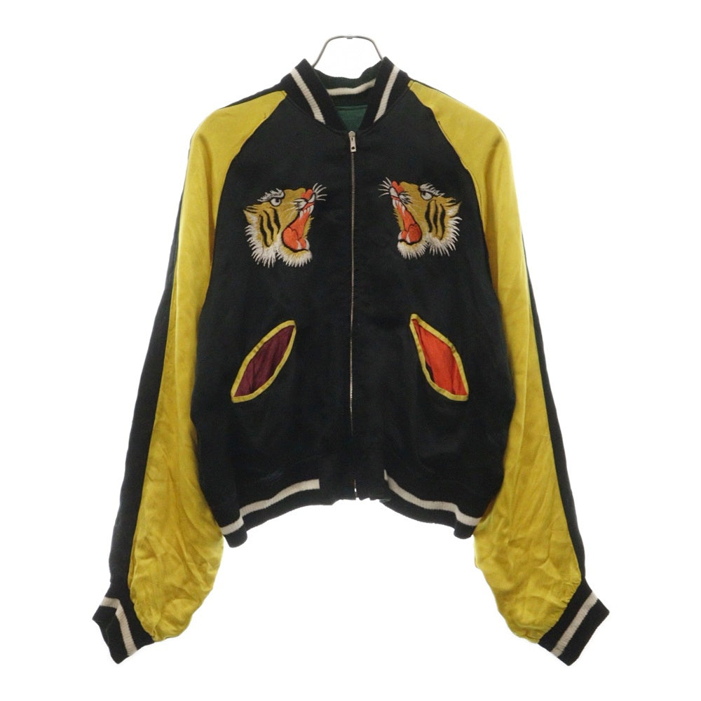 VINTAGE(ヴィンテージ) 50s 東洋 別珍 KOREA TIGER DRAGON リバーシブル スカジャン グリーン/ブラック