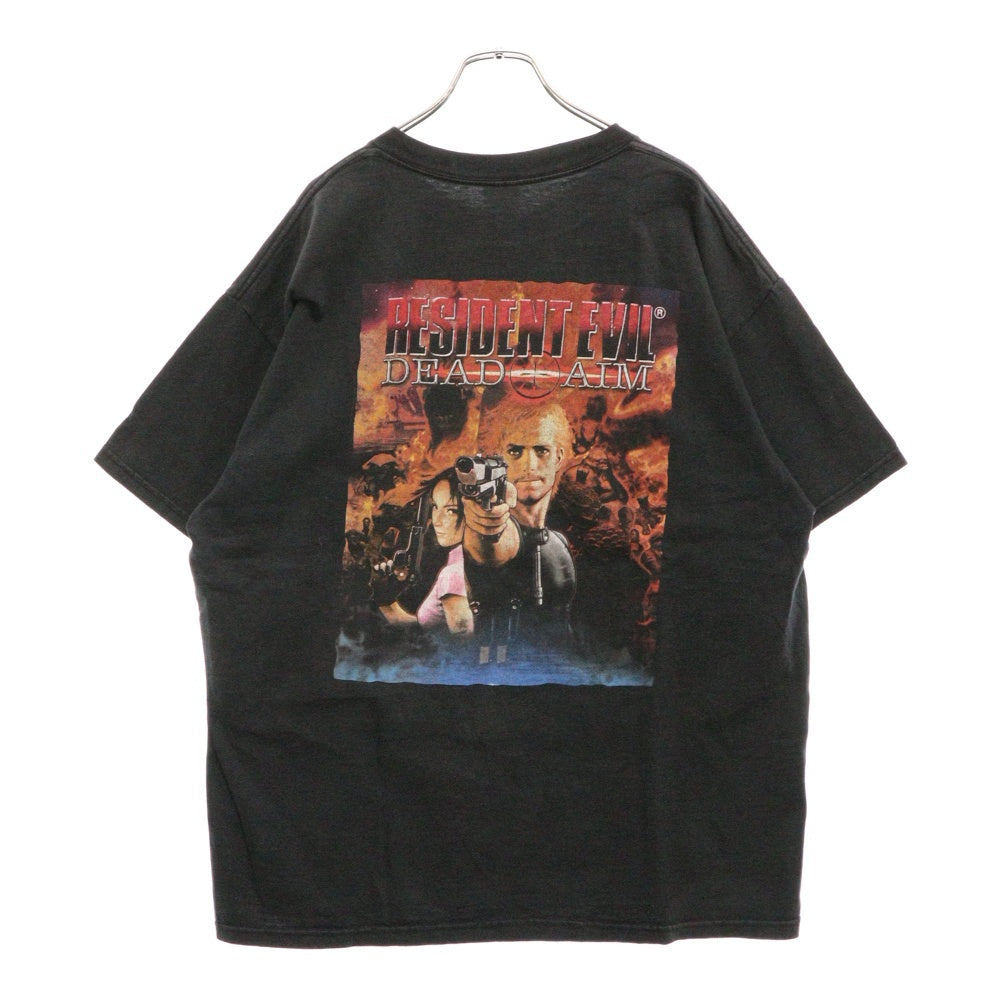 VINTAGE(ヴィンテージ) 00s CAPCON RESIDENT EVIL DEADAIM カプコン バイオハザード Tシャツ 半袖 カットソー ブラック