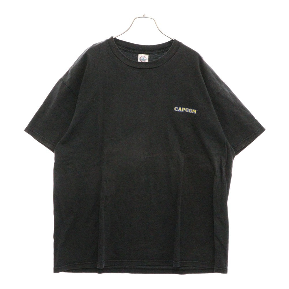 VINTAGE(ヴィンテージ) 00s CAPCON RESIDENT EVIL DEADAIM カプコン バイオハザード Tシャツ 半袖 カットソー ブラック