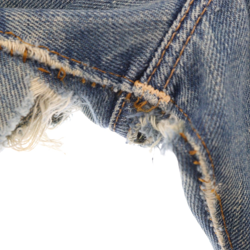 Levi's(リーバイス) 70s VINTAGE 505 66前期 ボタン裏刻印5 42TALON ZIP スモールe ジップアップ デニムパンツ インディゴ