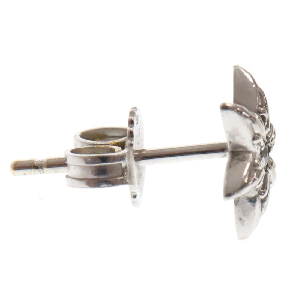 CHROME HEARTS(クロムハーツ) 18K CO STAR A DMND 18Kスタースタッド アフター1ダイヤ ホワイトゴールドピアス