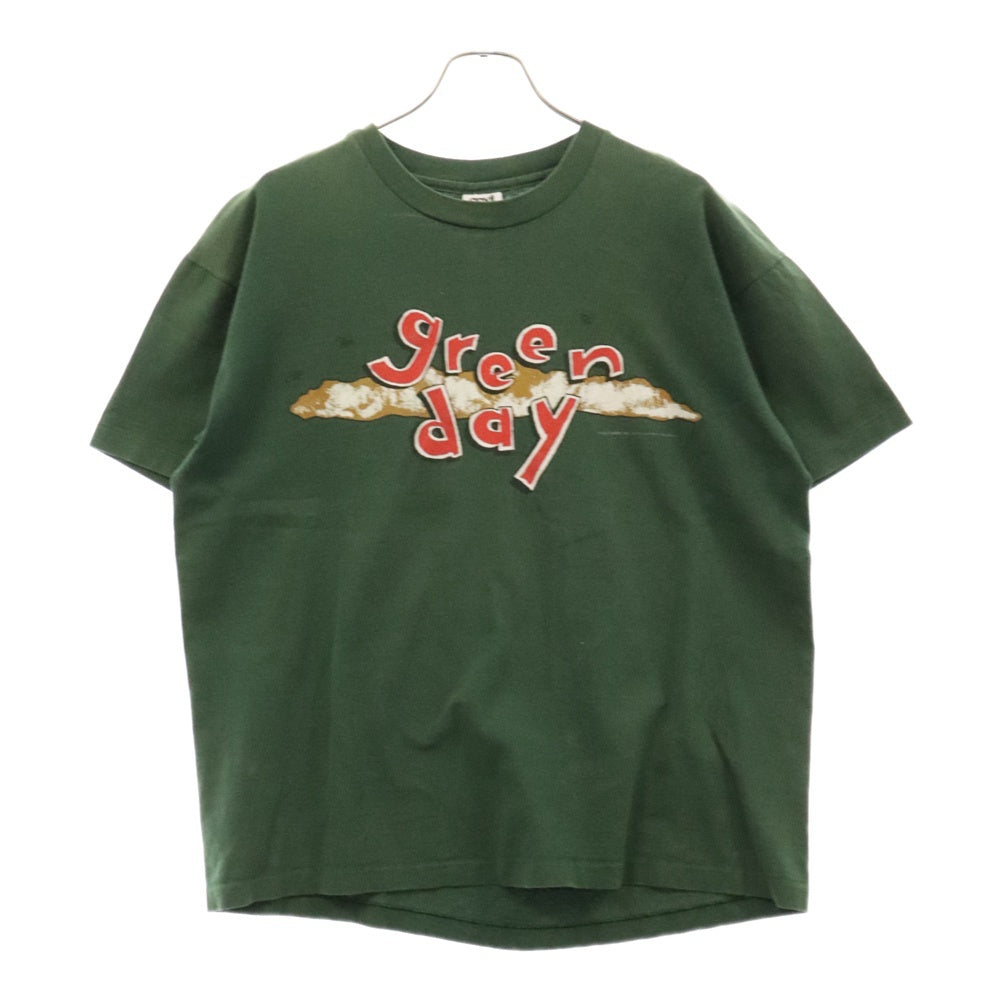 VINTAGE(ヴィンテージ) 90s GREEN DAY 1994 DOOKIE GREEN TEE グリーン デイ 両面プリント半袖Tシャツ カットソー グリーン