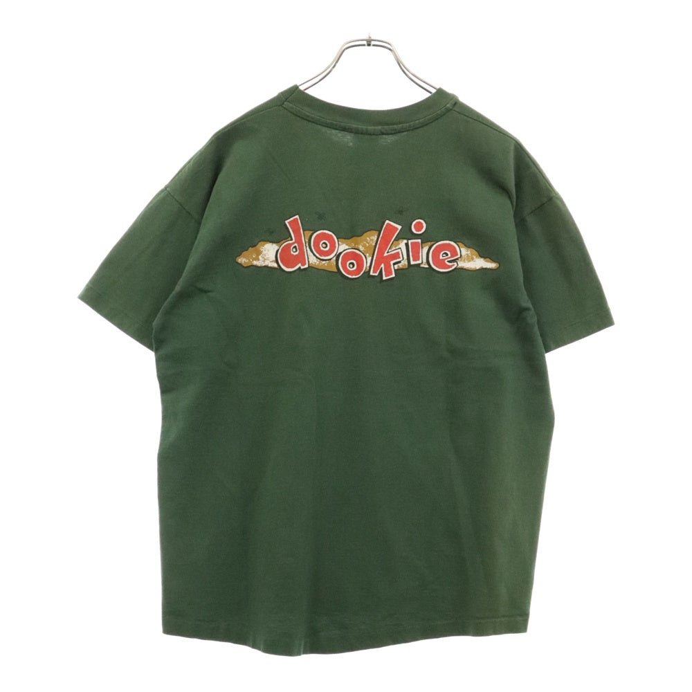 VINTAGE(ヴィンテージ) 90s GREEN DAY 1994 DOOKIE GREEN TEE グリーン デイ 両面プリント半袖Tシャツ カットソー グリーン