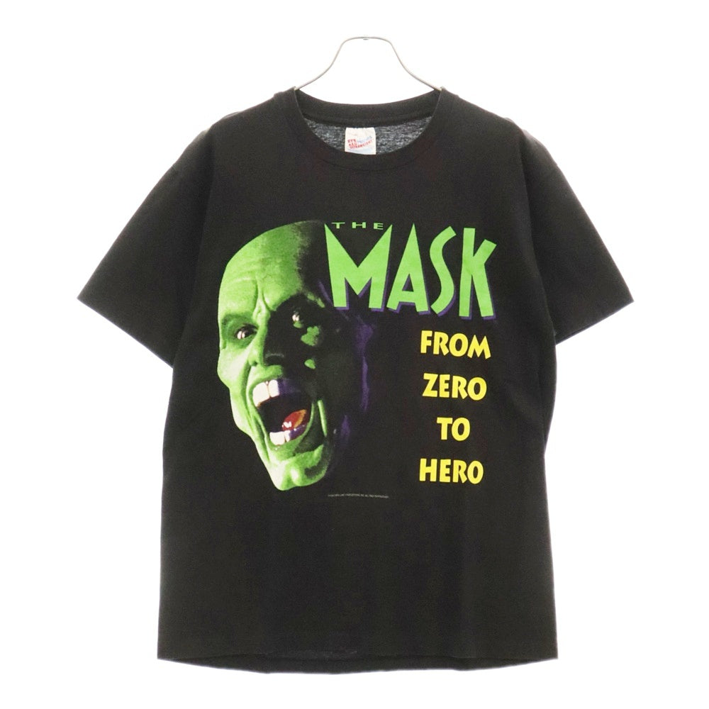 VINTAGE(ヴィンテージ) 90s THE MASK FROM ZERO TO HERO TEE ザ マスク 両面プリント半袖Tシャツ カットソーブラック