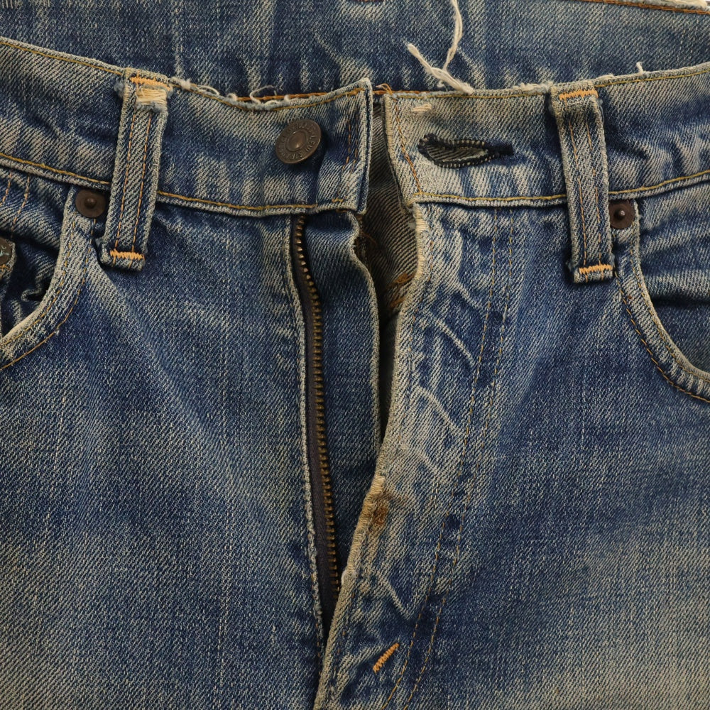Levi's(リーバイス) 70s VINTAGE 505 BIG E 66前期 TALON 42 ジップ ボタン裏刻印 5 ジーンズ デニム パンツ インディゴ