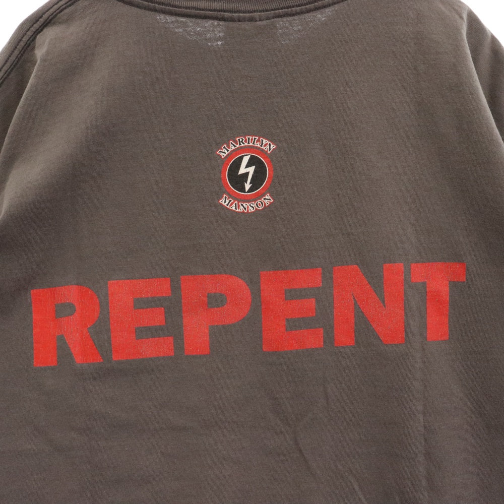 VINTAGE(ヴィンテージ) 90s MARILYN MANSON REPENT マリリン マンソン リペント Tシャツ 半袖 カットソー ブラック