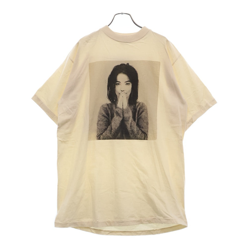 VINTAGE(ヴィンテージ) 90s BJORK TEE ビョーク 両面プリント Tシャツ 半袖 カットソー アイボリー