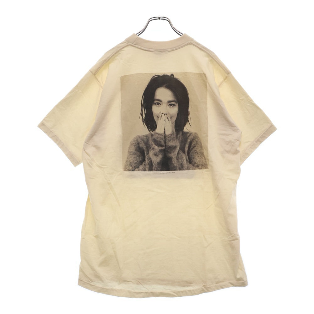 VINTAGE(ヴィンテージ) 90s BJORK TEE ビョーク 両面プリント Tシャツ 半袖 カットソー アイボリー