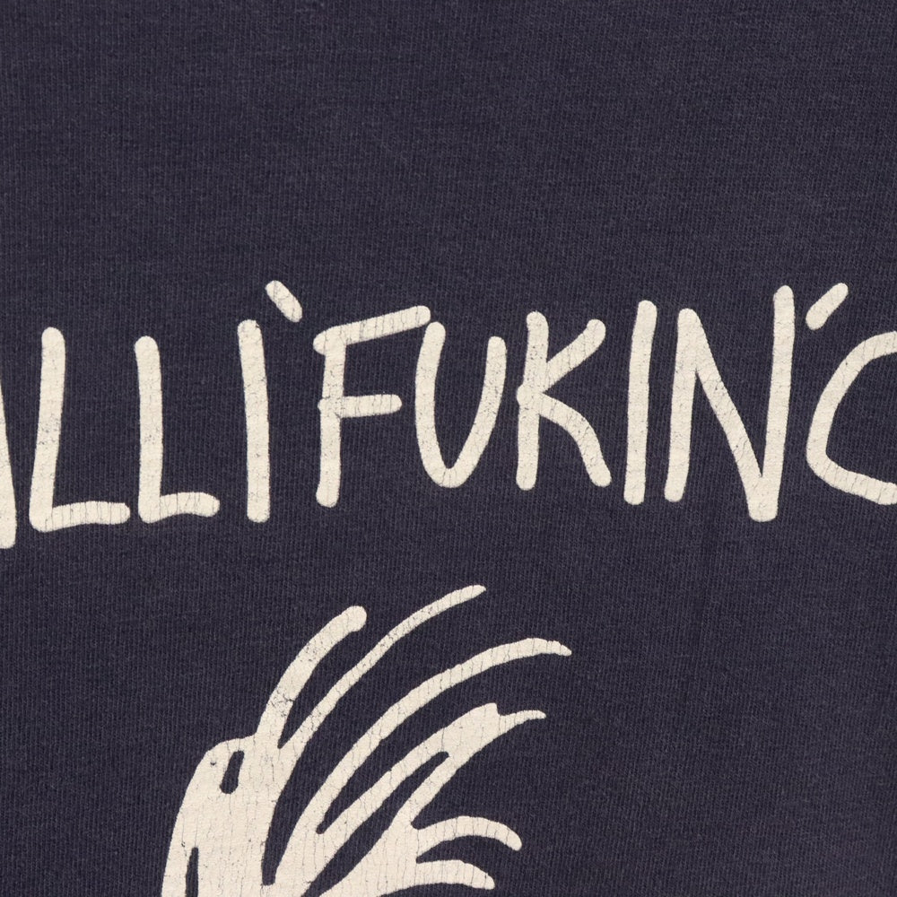 VINTAGE(ヴィンテージ) 90s METALLICA BEEN THERE DONE LT メタリカ 両面プリント Tシャツ 半袖 カットソー ネイビー