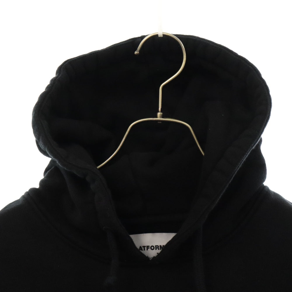PLATFORMX A$AP FERG(プラットフォームエックス) Harlem NYC Hooded 刺繍 プルオーバー フーディー パーカー ブラック