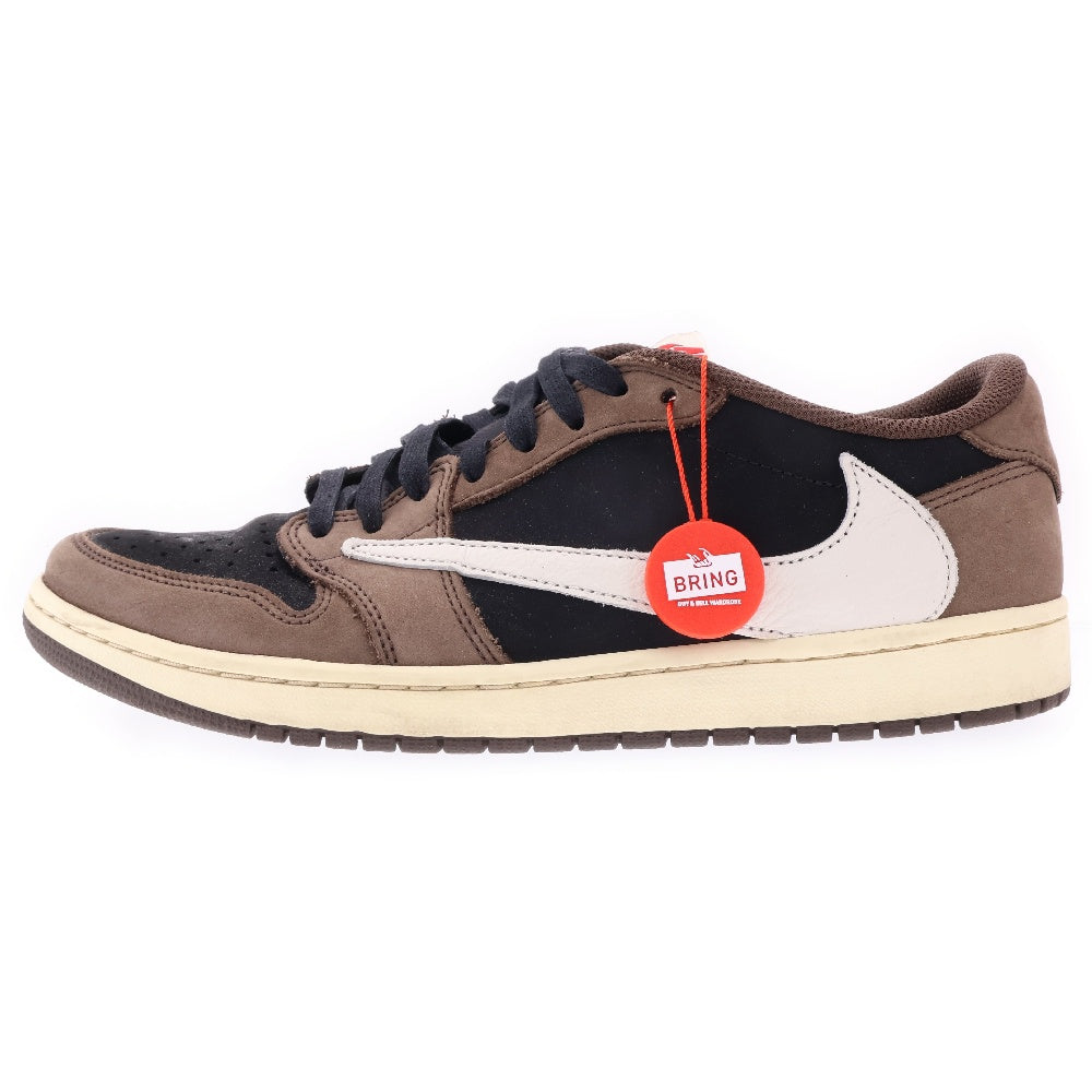 NIKE(ナイキ) ×TRAVIS SCOTT AIR JORDAN 1 LOW OG SP-T CQ4277-001 トラビス スコット エアジョーダン1 ローカットスニーカー ブラウン US10.5/28.5cm