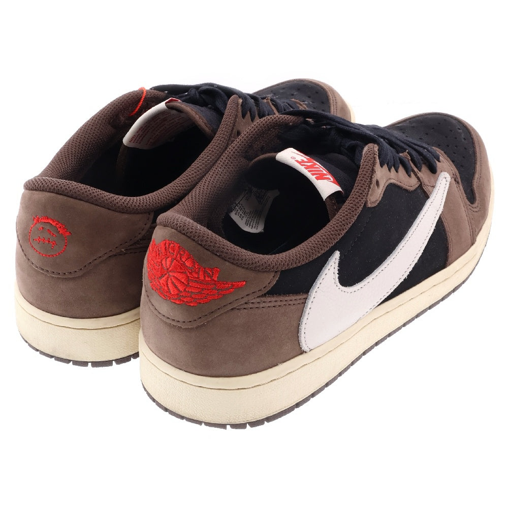 NIKE(ナイキ) ×TRAVIS SCOTT AIR JORDAN 1 LOW OG SP-T CQ4277-001 トラビス スコット エアジョーダン1 ローカットスニーカー ブラウン US10.5/28.5cm