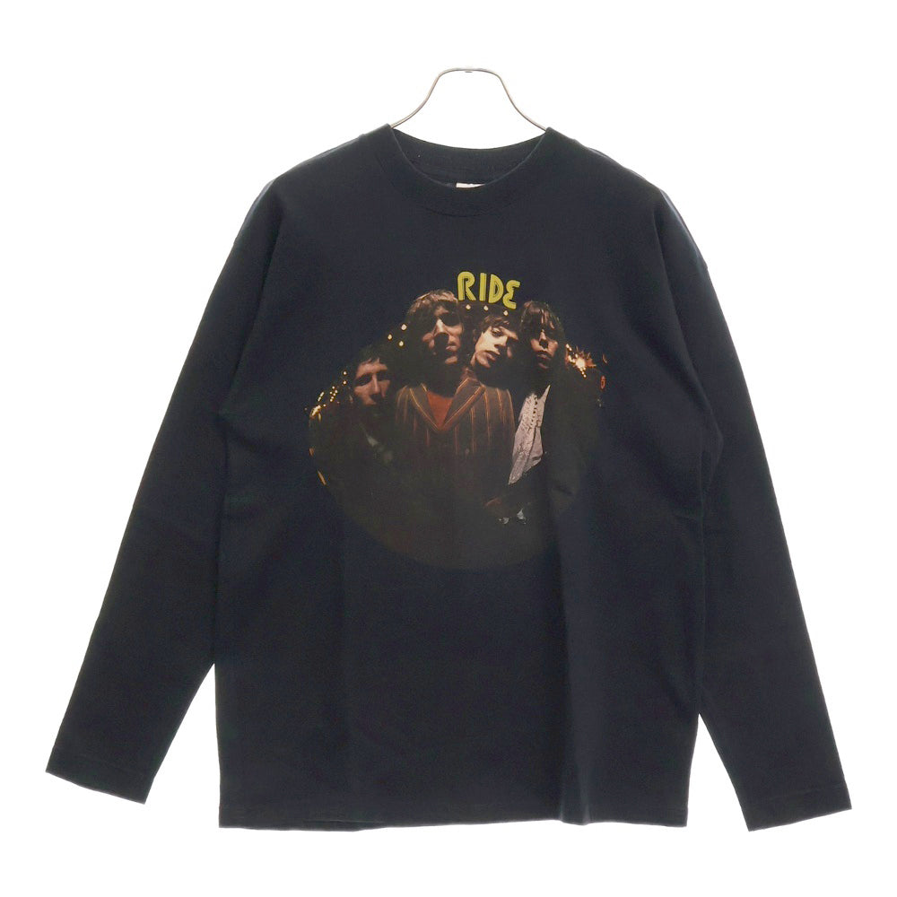 VINTAGE(ヴィンテージ) 90s RIDE CARNIVAl OF LIGHT ライド L/S Tシャツ 長袖 カットソー ブラック