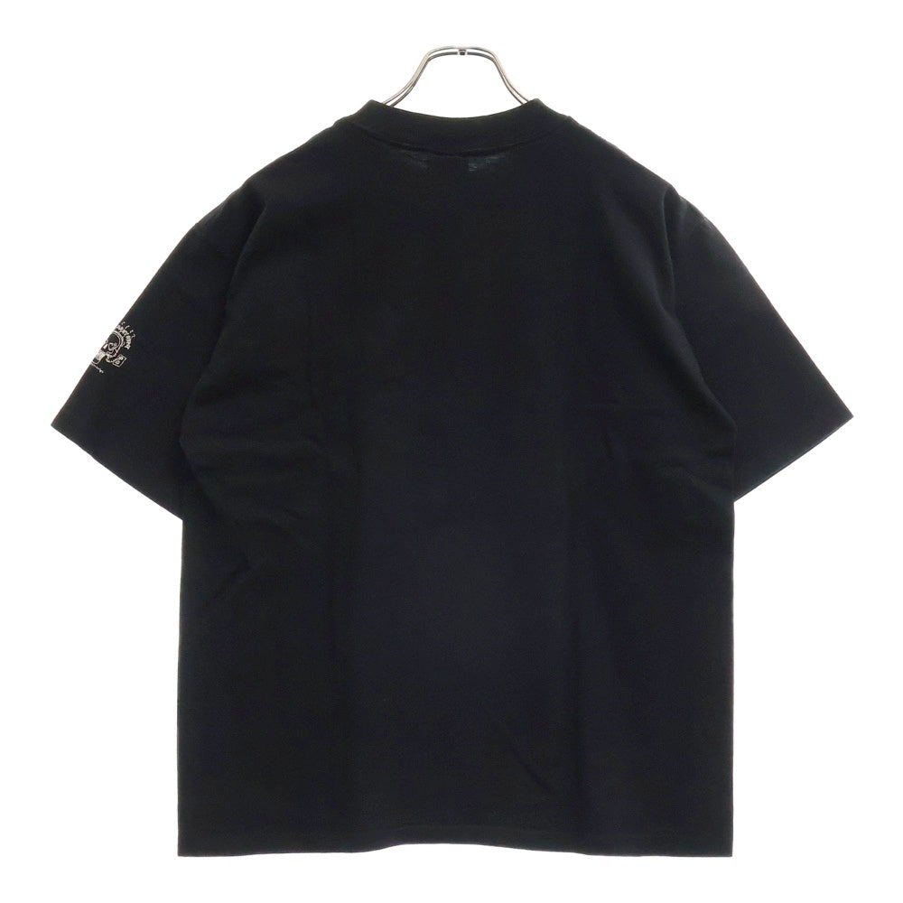 VINTAGE(ヴィンテージ) 90s KISS NOT DEAD キス フロント プリント Tシャツ 半袖カットソー ブラック