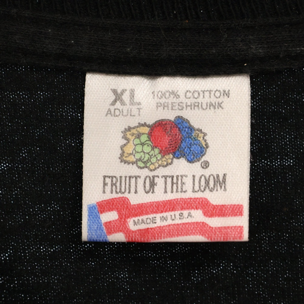 VINTAGE(ヴィンテージ) 90s STILL フロント プリント Tシャツ 半袖カットソー ブラック