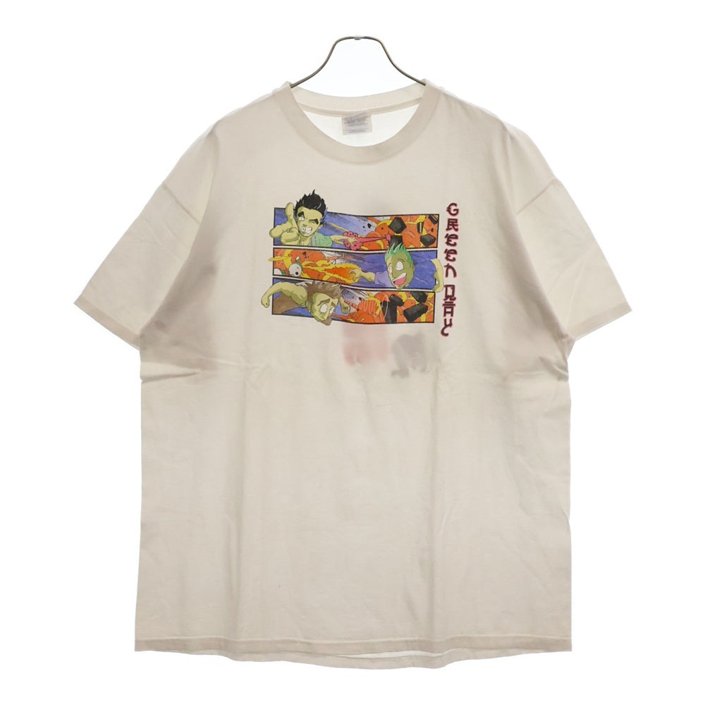 VINTAGE(ヴィンテージ) 00s GREEN DAY 両面プリント Tシャツ 半袖カットソー ホワイト