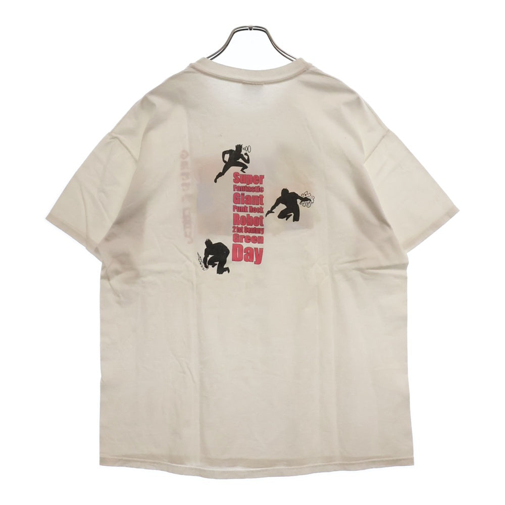 VINTAGE(ヴィンテージ) 00s GREEN DAY 両面プリント Tシャツ 半袖カットソー ホワイト