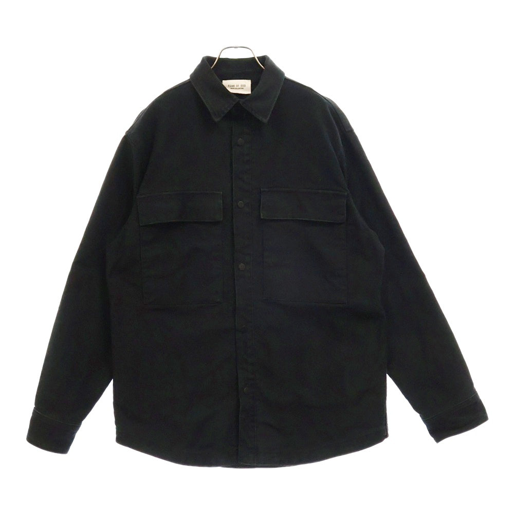 FEAR OF GOD(フィアオブゴッド) 6th SIXTH COLLECTION コットン シャツ ジャケット ブラック
