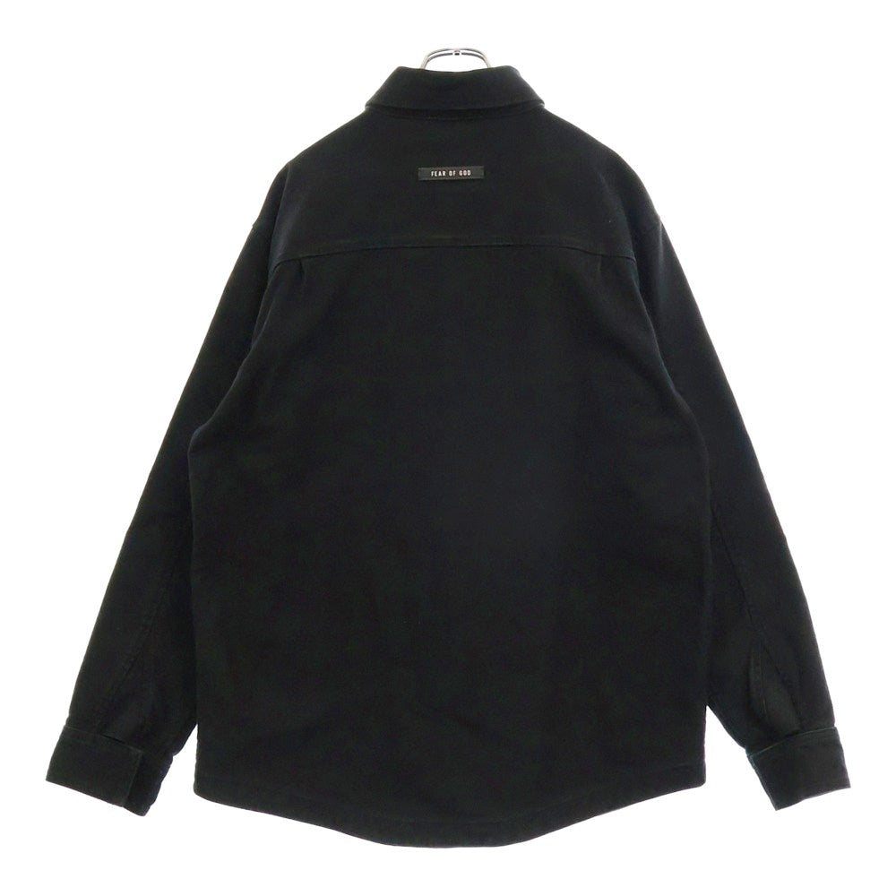FEAR OF GOD(フィアオブゴッド) 6th SIXTH COLLECTION コットン シャツ ジャケット ブラック