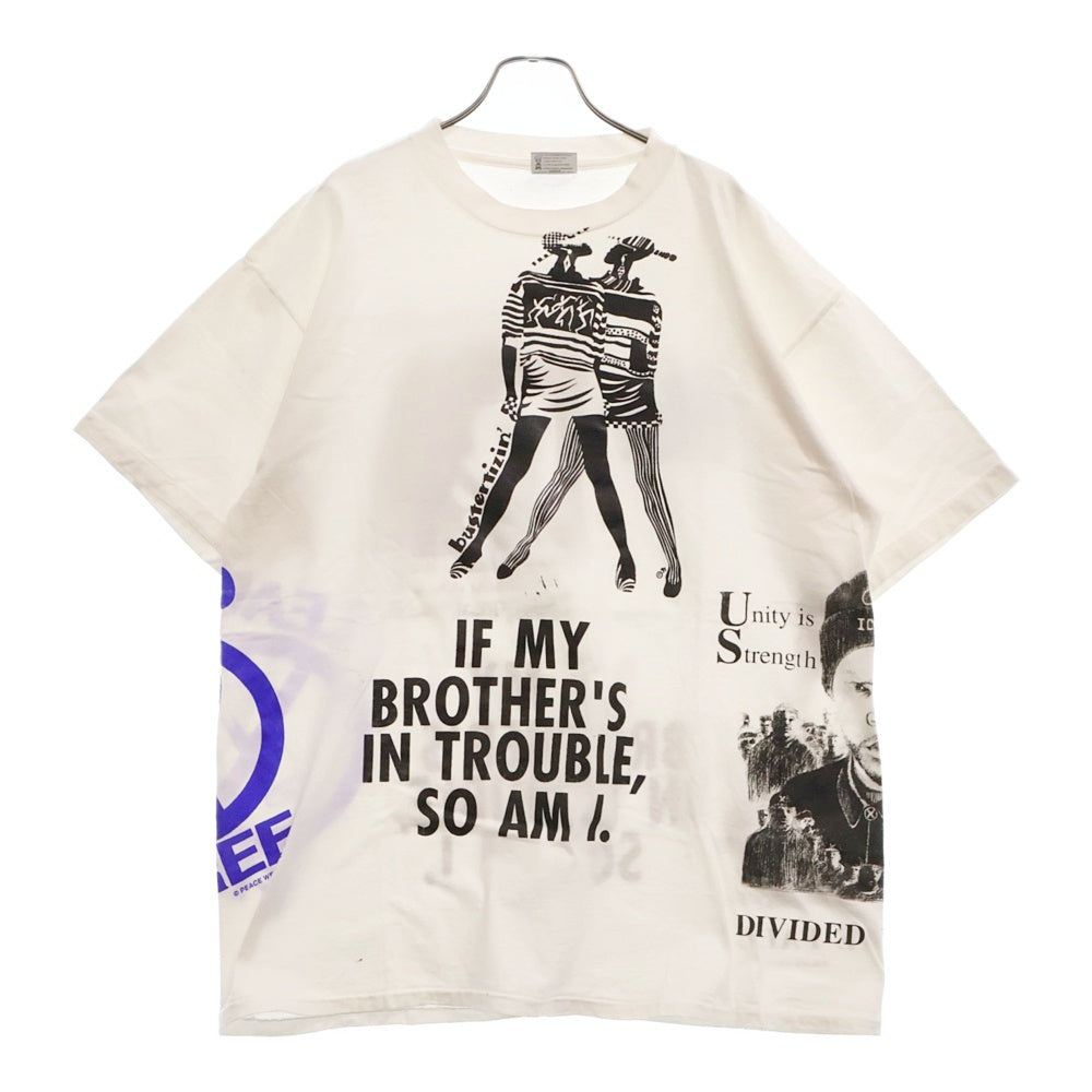 VINTAGE(ヴィンテージ) 90s ICE CUBE TEST PRINTED TEE テスト プリント Tシャツ 半袖 カットソー ホワイト