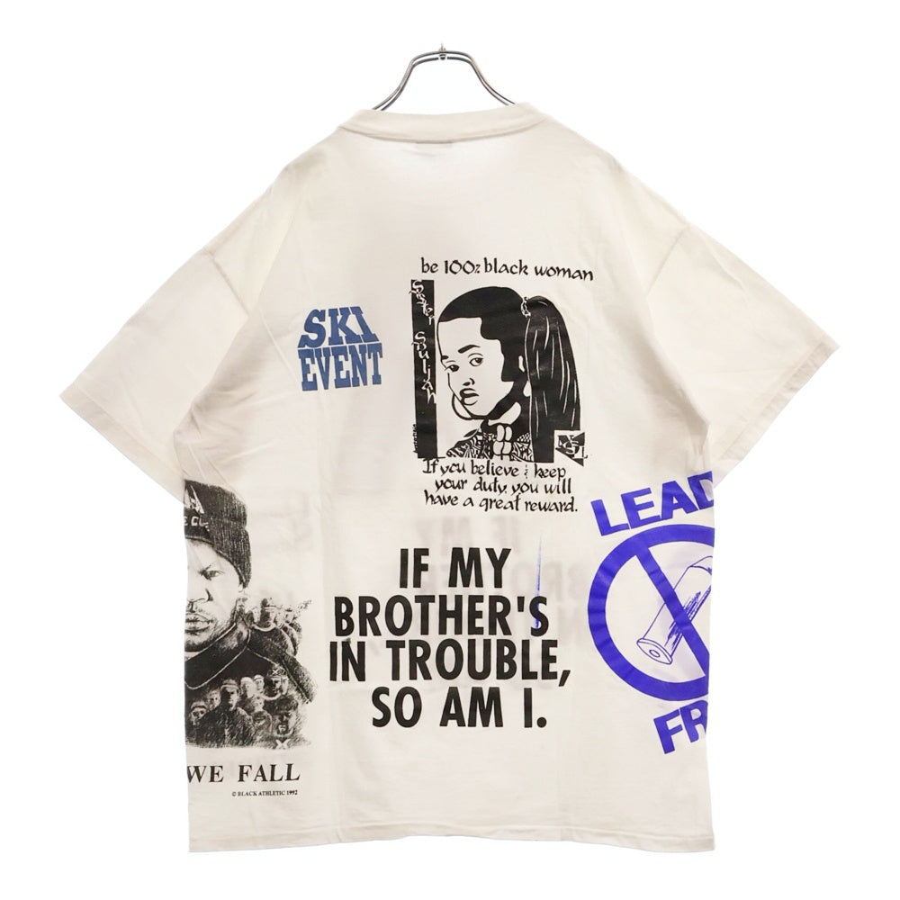 VINTAGE(ヴィンテージ) 90s ICE CUBE TEST PRINTED TEE テスト プリント Tシャツ 半袖 カットソー ホワイト