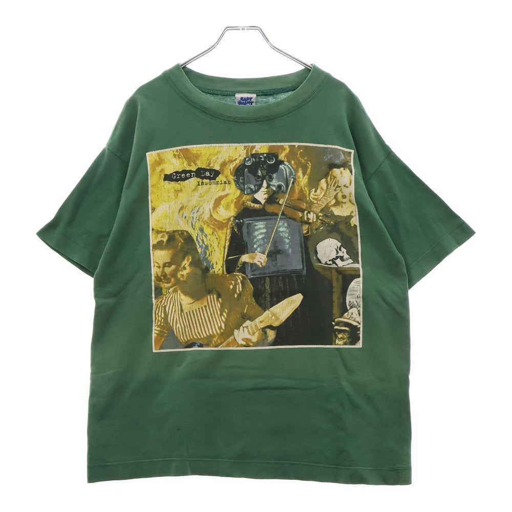 VINTAGE(ヴィンテージ) 90s GREEN DAY INSOMNIAC TEE グリーンデイ 両面プリント Tシャツ 半袖 カットソー グリーン