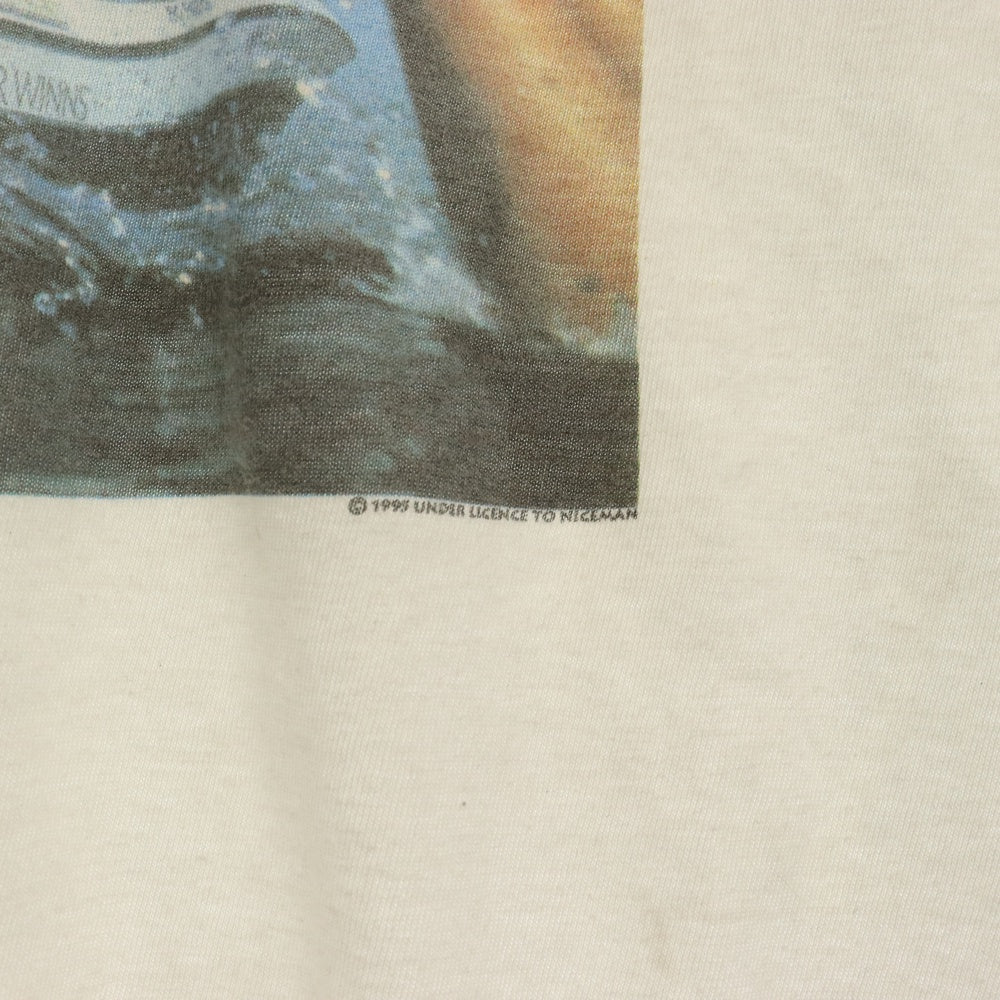 VINTAGE(ヴィンテージ) 90s BLUR THE GREAT ESCAPE L/S ブルー 両面プリント ロンT 長袖 カットソー ホワイト
