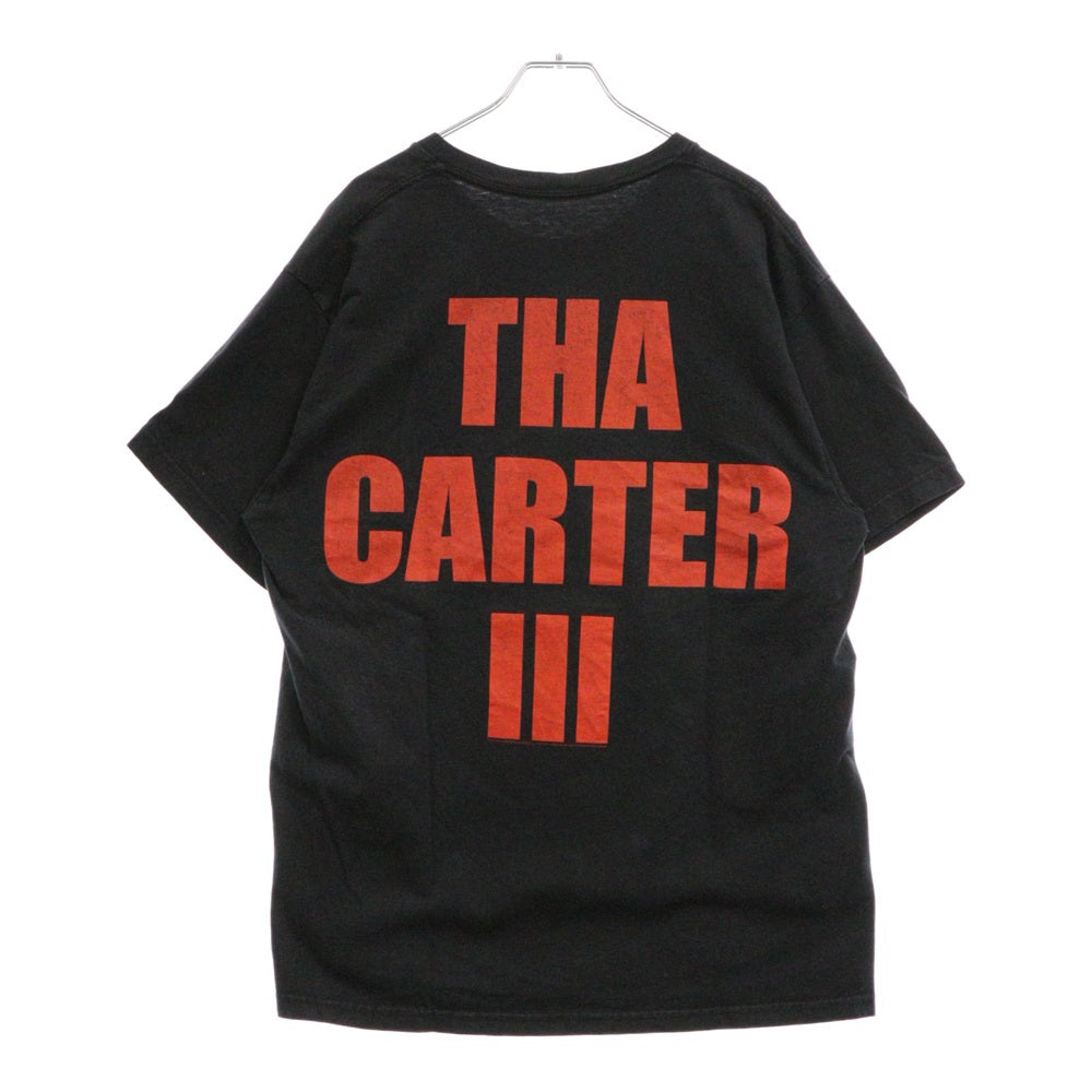 VINTAGE(ヴィンテージ) 90-00s Lil Wayne THA CARTER III TEE リル・ウェイン 両面プリント半袖Tシャツ カットソー ブラック