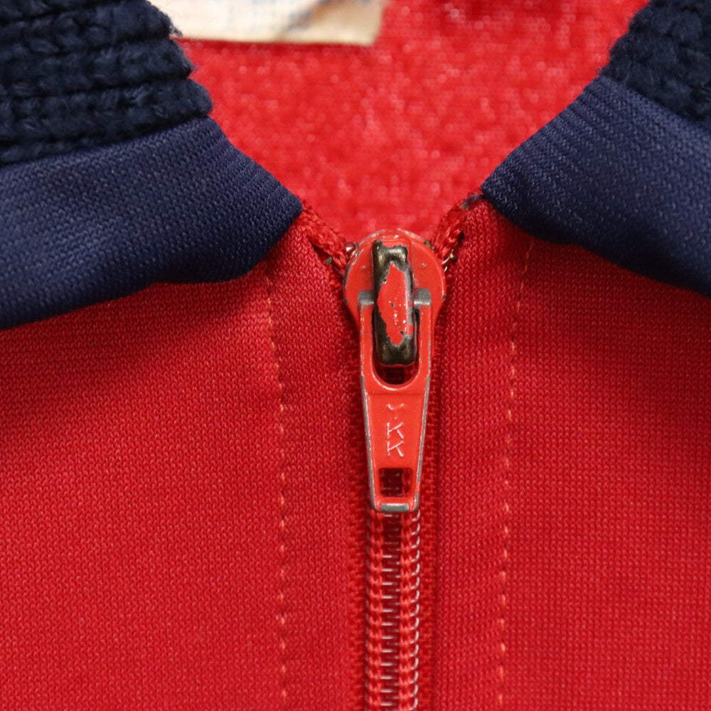 adidas(アディダス) 60s VENTEX カラードッキング バック フェルト ロゴ トラックジャケット Made in France ボルドー