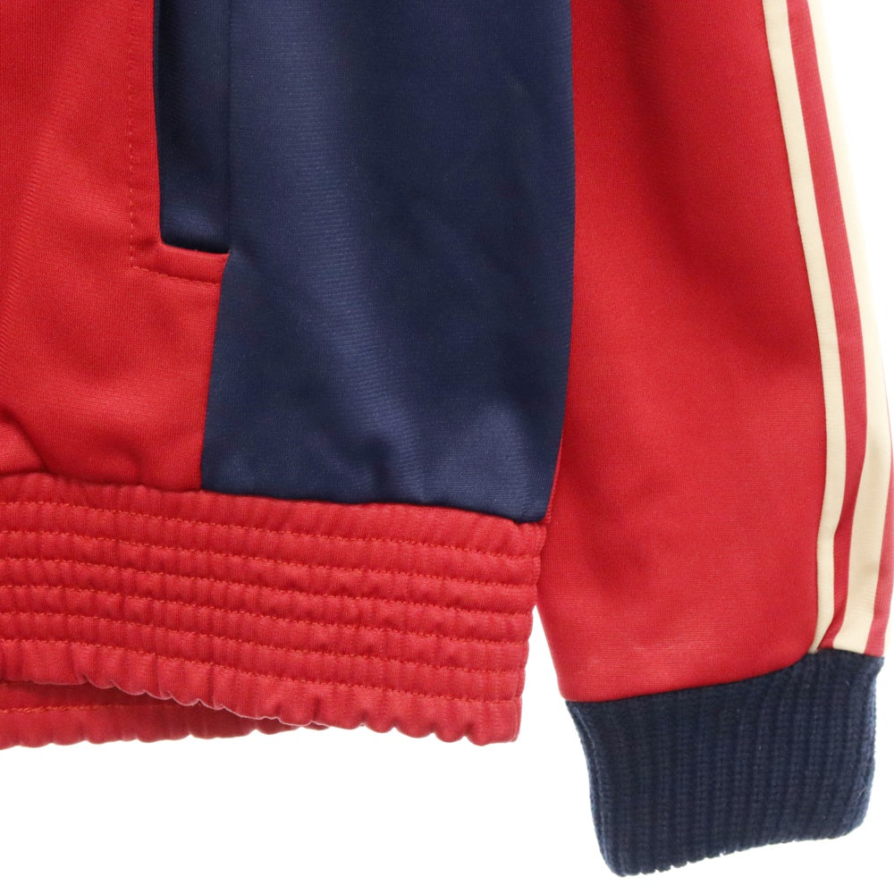 adidas(アディダス) 60s VENTEX カラードッキング バック フェルト ロゴ トラックジャケット Made in France ボルドー