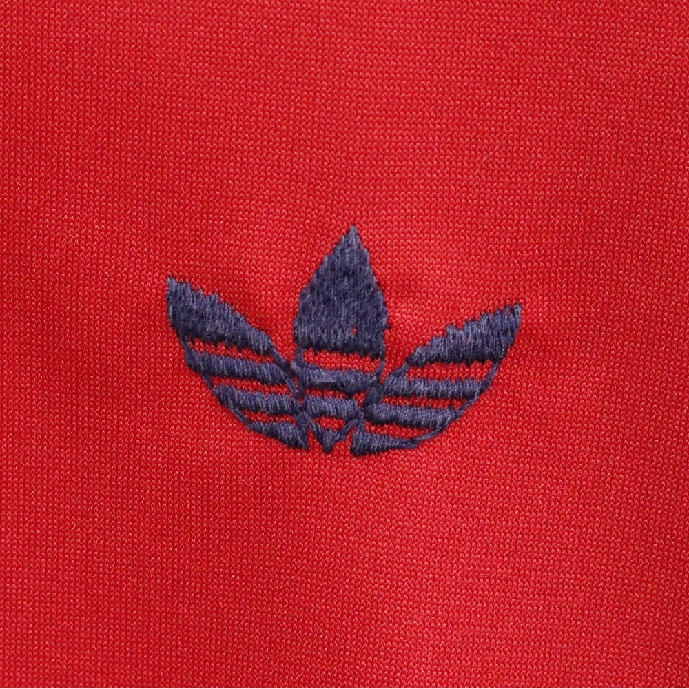 adidas(アディダス) 60s VENTEX カラードッキング バック フェルト ロゴ トラックジャケット Made in France ボルドー