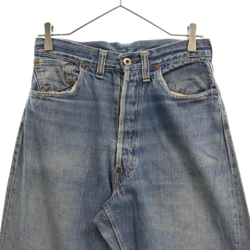 Levi's(リーバイス) 30s VINTAGE 501XX 37MODEL シンチバック ボタン裏刻印 無し ドーナツボタン 片面タブ ジーンス デニム パンツ インディゴ
