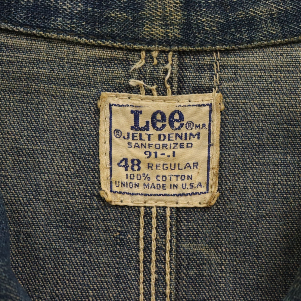 LEE(リー) 60s VINTAGE 91‐J DENIM JACKET デニム ジャケット カバーオール インディゴ