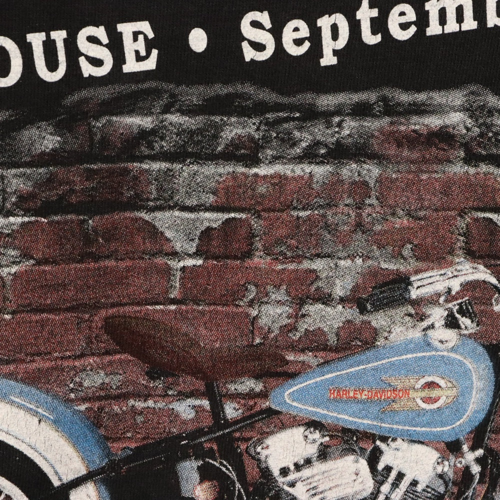 VINTAGE(ヴィンテージ) 00s HARLEY DAVIDSON ハーレーダビッドソン 両面プリント Tシャツ 半袖カットソー ブラック